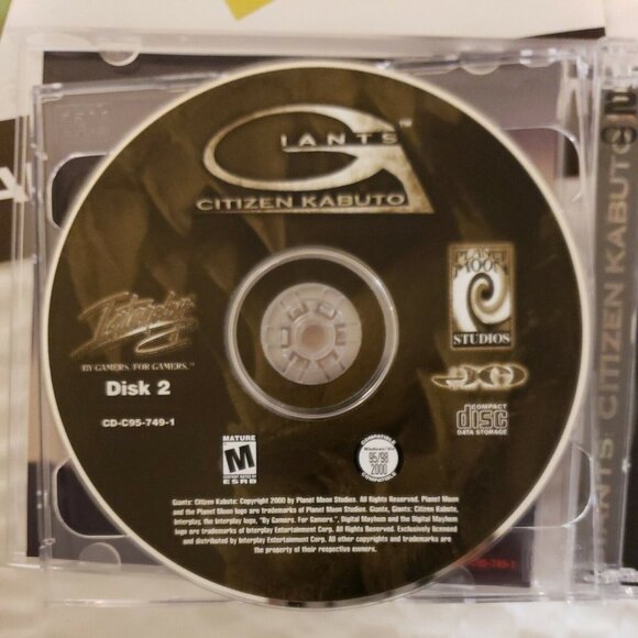 Giants Citizen Kabuto Big Box PC Game 2000 Vintage Video Game CD Rom Complete - Picture 11 of 11